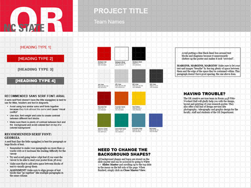 Operations Research 48in x 36in poster template #4