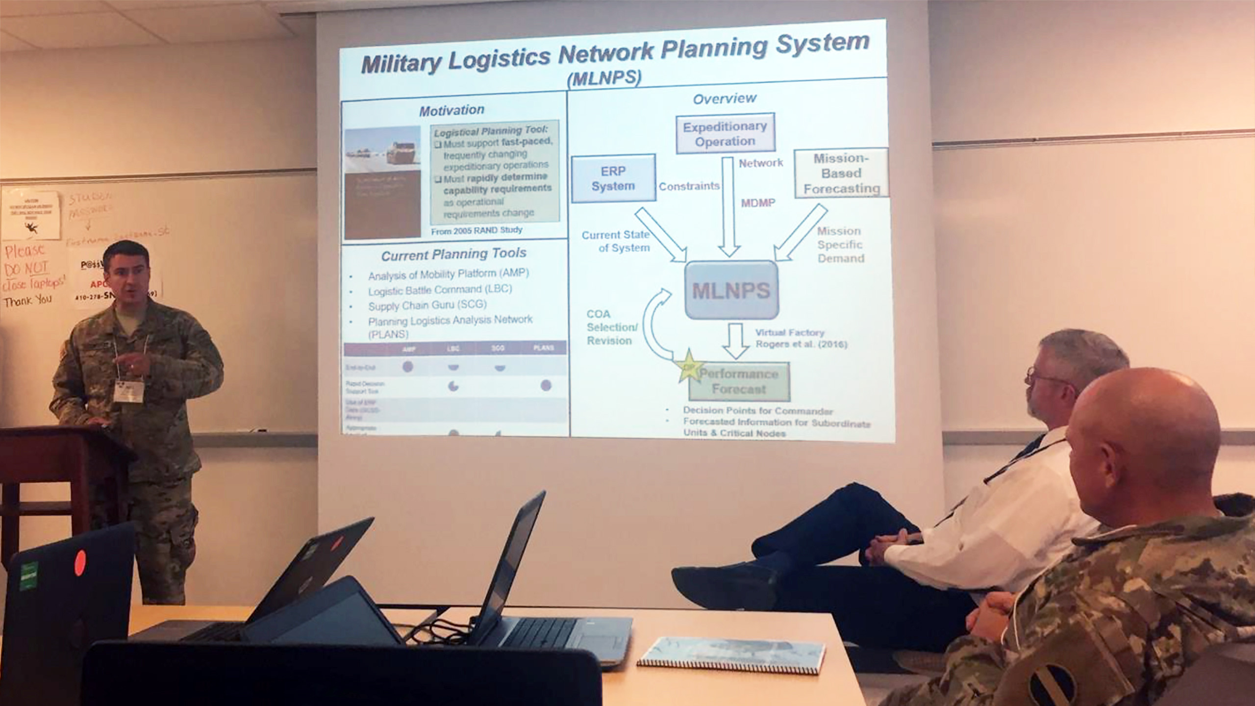 Students Promote NC State Operations Research at Army Syposium
