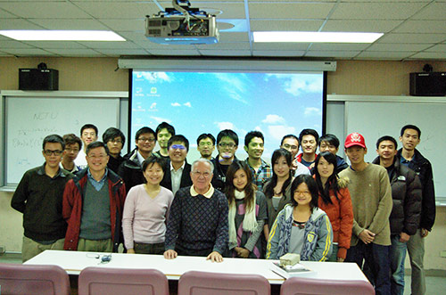 Salah Elmaghraby with students in Beijing, China