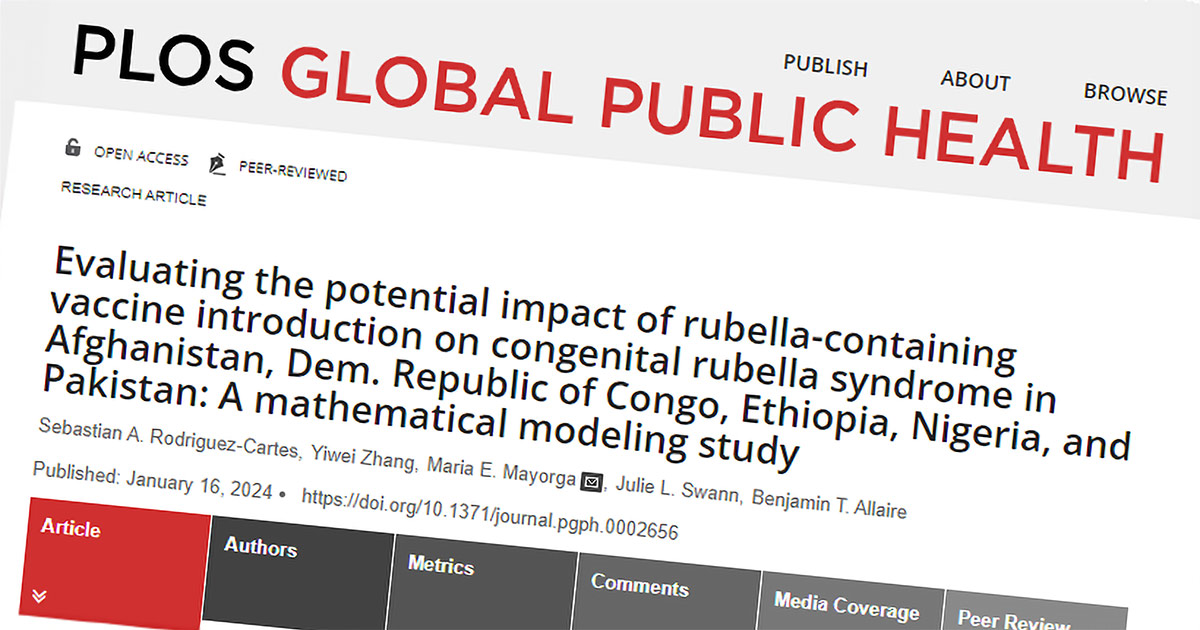 Rubella Vaccine Could Save Millions of Lives, Study Finds