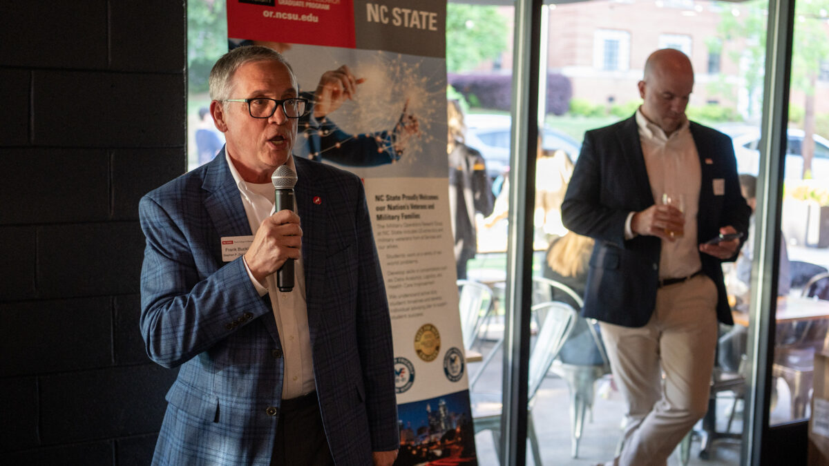 Dean Frank Buckless discusses the merits of NC State's OR Program.